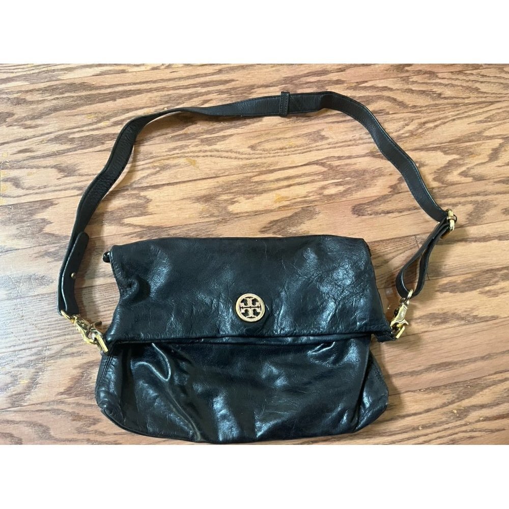 Tory Burch Leather Dena Crossbody Purse Vintage